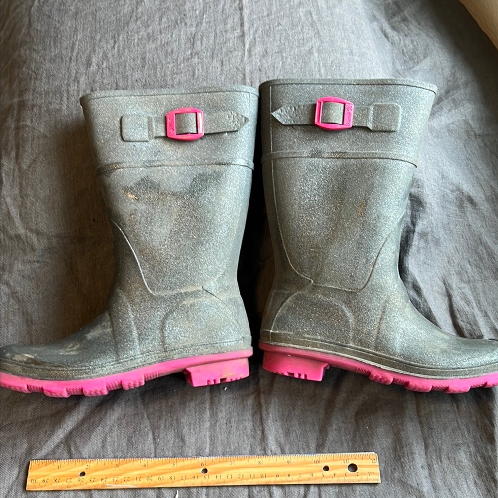 Kamik Kids Boots Gray and Pink